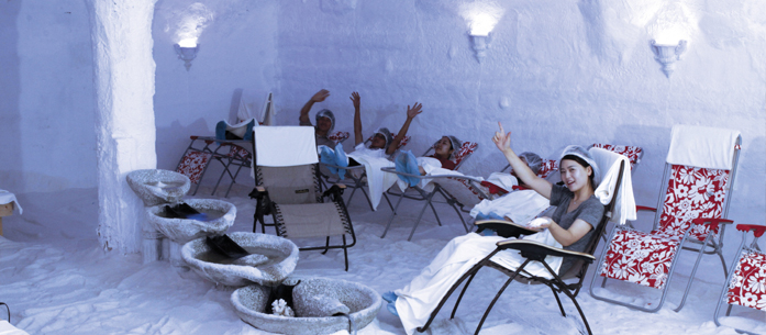 소금동굴 힐링체험