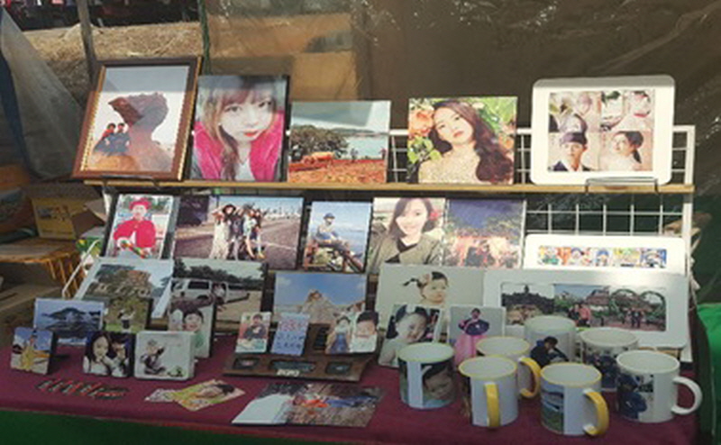 그림 액자&컵 만들기 사진