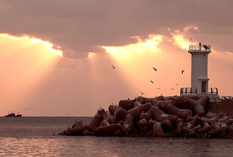 홍도·가거도 일몰