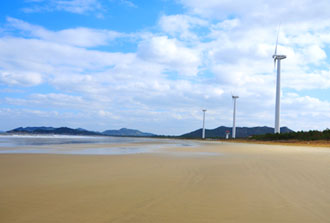 비금도 명사십리 해변