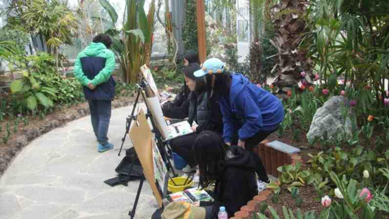 제5회 학생튤립 사생대회 사진