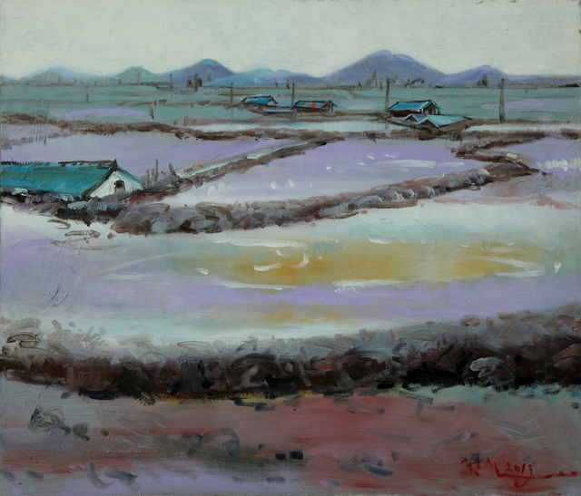 하의도의 염전밭을 보다