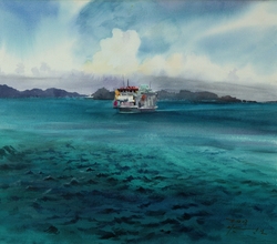 한숨소리-동리선착장을 향하여