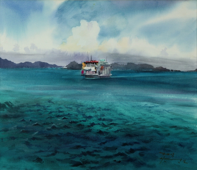 한숨소리-동리선착장을 향하여