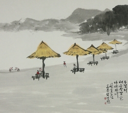 신안 증도 우전리 해변