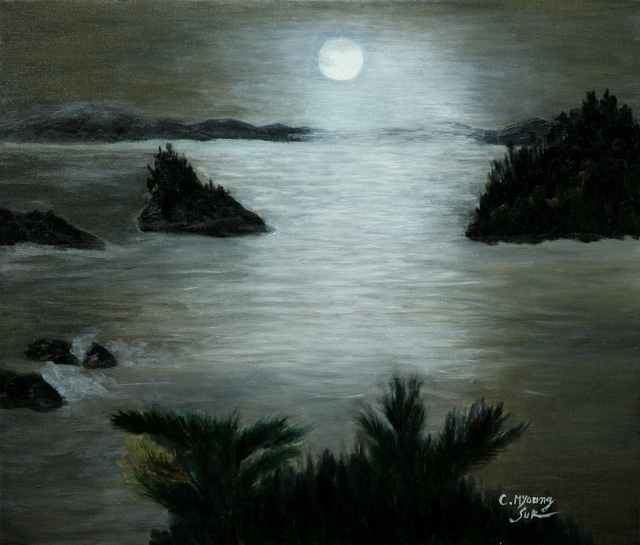 신안 증도의 달밤