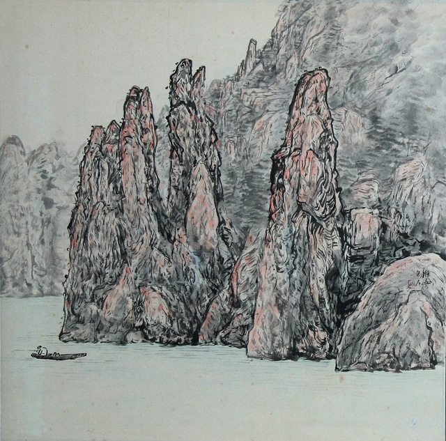 홍도10경 병풍(2)