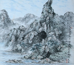 홍도10경 병풍(3)