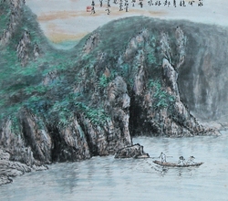 홍도10경 병풍(10)
