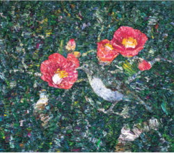 White eye & Camellia