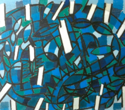 푸른 달-항아리