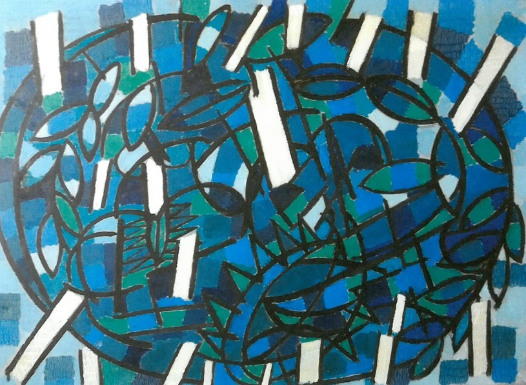 푸른 달-항아리