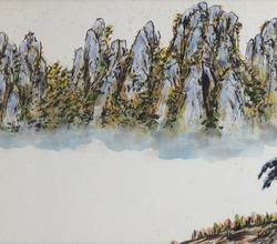 晩秋奇峯(만추기봉1)