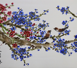 梅雀同樂(매작동락)