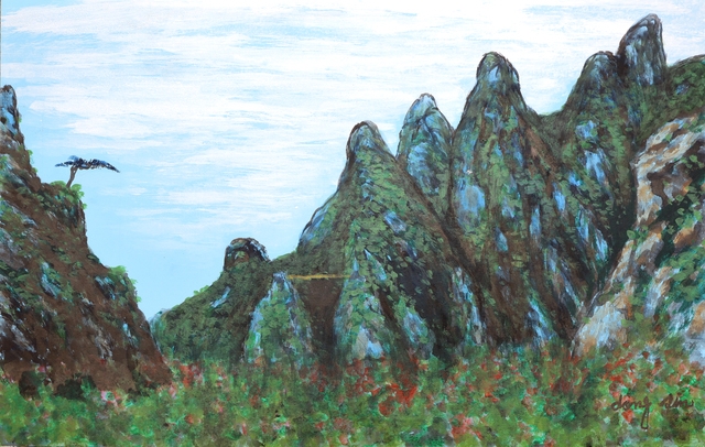 奇峯春色(기봉춘색1)