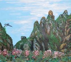 奇峯春色(기봉춘색2)