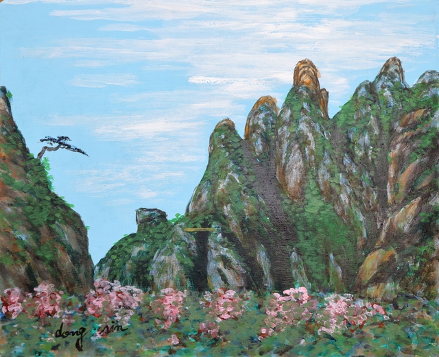 奇峯春色(기봉춘색2)