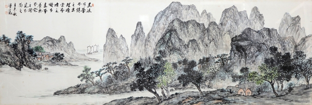 秋江帆影(추강범영1) 