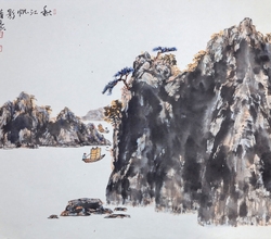 秋江帆影(추강범영2)