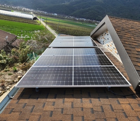 주택용태양광 3kw  290만원 , 500w 현대양면모듈  이미지 1