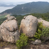 암태 승봉산 기암괴석