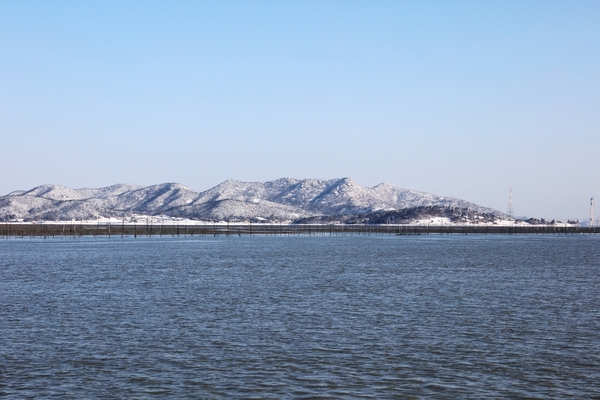 암태 설경풍경 1