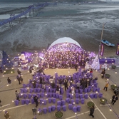 안좌면 퍼플산타 점등식