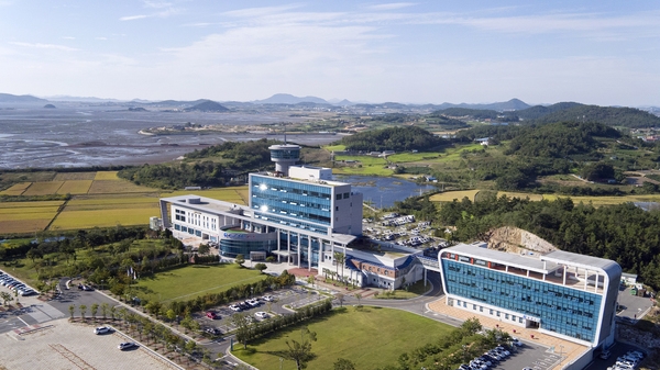 신안군청사가을전경 1