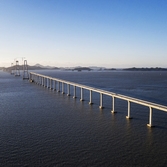 압해에서 본 새천년대교