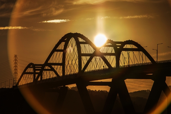 압해도_압해대교 일출 4