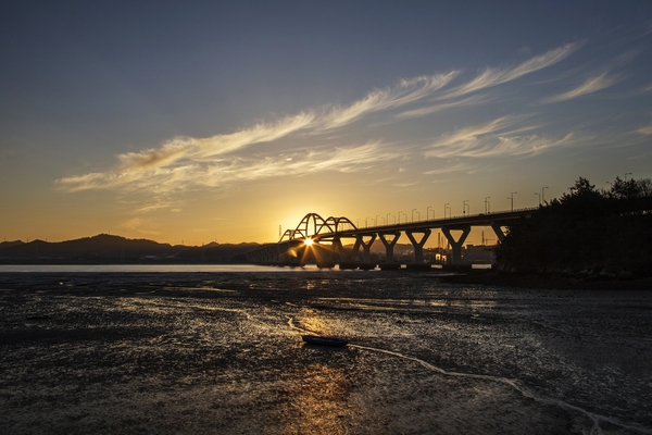 압해도_압해대교 일출 5