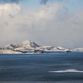 압해 눈온 뒤 송공산 풍경