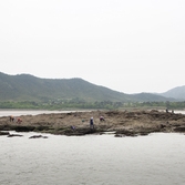 비금도해안 기암괴석