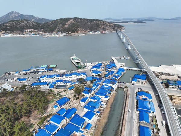 도초면 마을전경 2