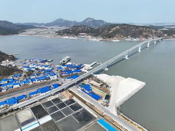 도초면 마을전경 3