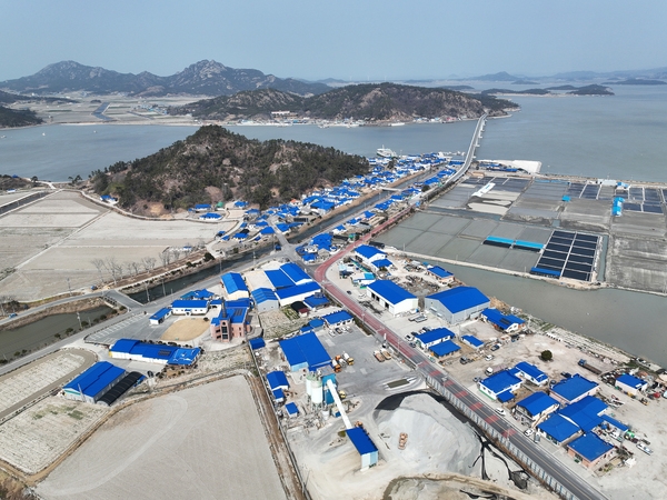 도초면 마을전경 1