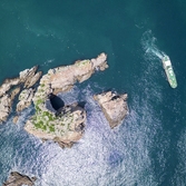 흑산면 홍도 남문바위