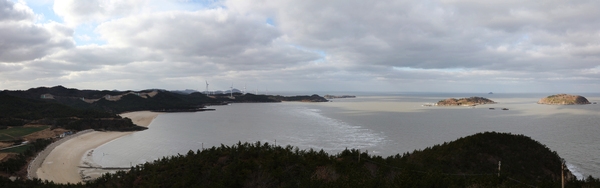 자은 사월포 해군기지에서 본 해안 3