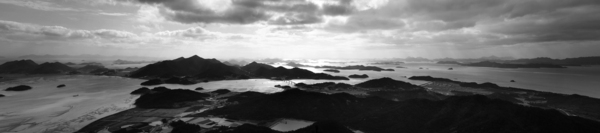 자은 두봉산정상에서 본 암태 도초 비금 방면 3