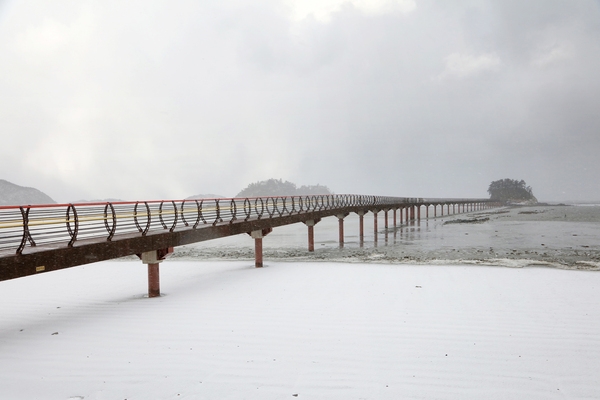 자은면 눈 오는 날 무한의 다리 4