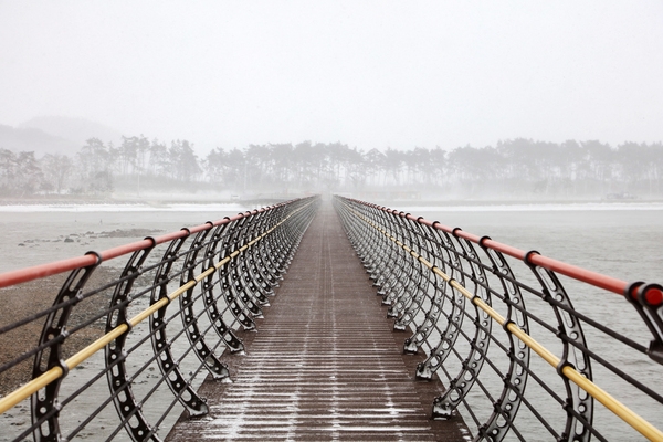 자은면 눈 오는 날 무한의 다리 5