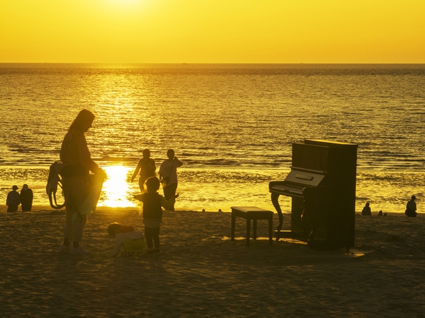 자은면 1004뮤지엄파크 피아노포토존 일몰 001 2