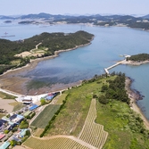 장산 마진도 전경