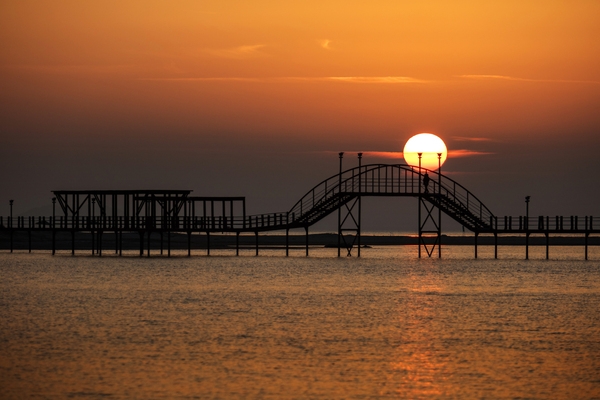 증도 짱뚱어다리일몰 3