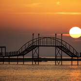 증도 짱뚱어다리일몰