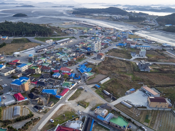 지도 향교 및 지도읍전경 5