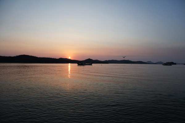 지도 송도항 일몰 5