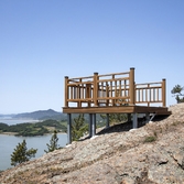 팔금 선학산 포토존 전망대