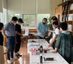 [저녁노을미술관] 신안 먹에 스미다