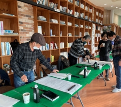 [저녁노을미술관] 신안 먹에 스미다